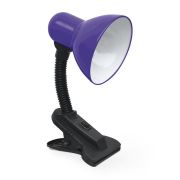 Светильник настольный СНП 21Ф 40Вт E27 230В под лампу на прищепке с подвесом фиолет. IN HOME 4690612046990