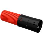 Труба гофрированная двустенная ПНД гибкая d110мм красн. (уп.100м) IEK CTG12-110-K04-100-R