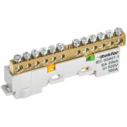 Шина PE «земля» неизол. на универс. держ. 6х9-12-Ж TEKFOR IEK TF-NN10-12-DL-K05