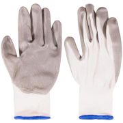 Перчатки х/б со вспененным латексным покрытием 10дюйм MOS 12475М