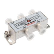 Делитель ТВ «краб» х4+5шт F «BOX» 5-1000 МГц «Silver» Rexant 05-6103