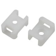 Площадка под хомуты 22х16мм с монтажным отверст. М4 NO-225-305 бел. (уп.50шт) Эра Б0066716