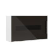 Щиток настенный 18мод. IP41 с тонированной дверцей с 2 шинами PEN на 8+10 отверст. бел. DKC F18W1WD