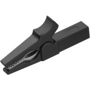 Зажим «крокодил» 15А 90 185 OAC-15A-55-B10 черн. (уп.10шт) ОНЛАЙТ 90185