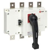 Рубильник-выключатель 4п 630А с рукояткой управления для прямой установки PowerSwitch EKF psds-630-4