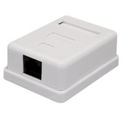 Розетка компьютерная 8P8C (RJ-45) UTP кат.6 1 порт SUPRLAN 10-0355