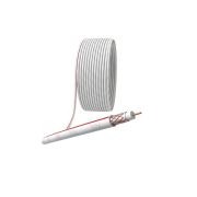 Кабель коаксиальный SAT 50м 75 Ом Cu/(оплетка Cu 75%) PVC бел. (уп.100м) (4/96) Эра Б0044617