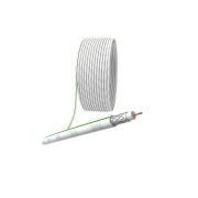 Кабель коаксиальный SAT 703 B.75 Ом CCS/(оплетка Al 75%) PVC Simple бел. (уп.10м) Эра Б0044609