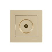 Розетка ТВ оконечная VESNA зол. LEZARD 742-3688-130