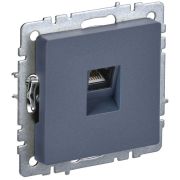 Розетка компьютерная СП RJ45 кат.6 BRITE РК11-БрМ механизм маренго IEK BR-K10-2-K35