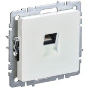 Розетка компьютерная СП RJ45 кат.6 BRITE РК11-БрЖ механизм жемчуж. IEK BR-K10-2-K36