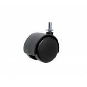 Колесо мебельное поворотное резьба М8 d40 без тормоза пластик черн. (уп.1шт) Tech-Krep/Zitar 151196