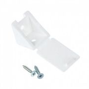 Уголок мебельный с шурупом бел. (уп.4шт) Tech-Krep/Zitar 108982