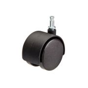 Колесо мебельное поворотное штифт М11 d50 без тормоза пластик черн. (уп.1шт) Tech-Krep/Zitar 151195