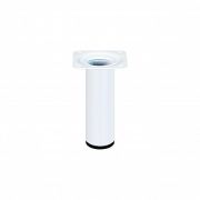 Ножка круглая нерегулируемая d30х100мм метал. бел. Tech-Krep/Zitar 151291