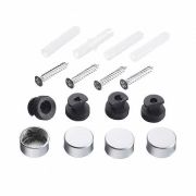 Зеркалодержатель d17мм без сверления хром матов. (уп.4шт) Tech-Krep/Zitar 112588