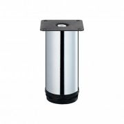 Ножка круглая регулируемая d50х120мм метал. хром Tech-Krep/Zitar 151288