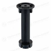 Ножка цокольная Н150 145-165мм с 1 клипсой пластик. черн. (уп.2шт) Tech-Krep/Zitar 129972