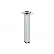 Ножка квадратная нерегулируемая 25х25х200мм метал. никель Tech-Krep/Zitar 151277