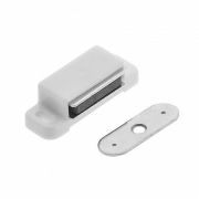 Защелка магнитная одинарная с ответной планкой 2кг бел. (уп.2шт) Tech-Krep/Zitar 145370