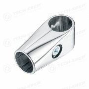 Соединитель двух труб Т-образно хром (уп.1шт) Tech-Krep/Zitar 127449