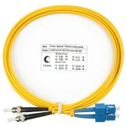 Шнур оптический FOP(d)-9-SC-ST-2m duplex SC-ST 9/125 sm 2м LSZH Cabeus 7544c