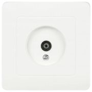 Розетка телевизионная одиночная TV СП Style 7-301-01 IP20 бел. Intro Б0060647