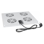 Модуль вентиляторный TRAY-60 с 4-я вентиляторами для установки в напольн. шкафы SH-05C ND-05C Г=600мм Cabeus 7068c