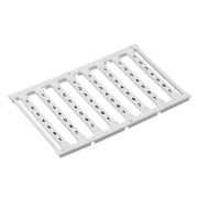 Маркировка для клемм ширина 6мм узкая для клемм Push-in бел. L1 L2 L3 N PE вертикальная ориентация 1шт = карта из 80 маркеров (уп.10шт) DKC NUPUTUK-6F-L1-PEV