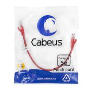 Патч-корд U/UTP кат.5E PC-UTP-RJ45-Cat.5e-0.3m-RD-LSZH 2xRJ45/8p8c неэкранир. LSZH 0.3м красн. Cabeus 9511c