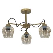 Светильник «Мирра» 131 (плафон 8268) НСБ 01-3х60-228 Е27 (ИМ) потолочный зол. Элетех 1005405270