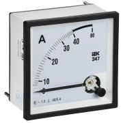 Амперметр Э47 40/5А класс точн. 1.5 96х96мм IEK IPA20-6-0040-E