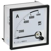 Амперметр Э47 6000/5А класс точн. 1.5 96х96мм IEK IPA20-6-6000-E