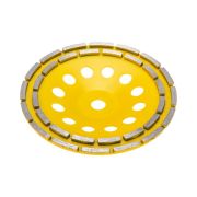 Чашка алмазная шлифовальная двухрядная 230х22.2мм KRANZ KR-90-0254