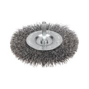 Щетка дисковая для дрели витая стальная проволока 100мм Kranz KR-91-1246