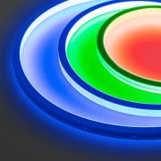 Лента светодиодная MOONLIGHT-TOP-B84-13x12mm 24V RGB 12Вт/м IP67 wire x2 боков. вывод кабеля герметичная (уп.5м) Arlight 041485