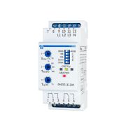 Реле напряжения и контроля фаз РНПП-311М-24 3ф 380В с питанием 24В вкл/откл защит 2 DIN НовАтек-Электро 3425602311