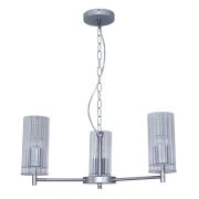 Светильник «Ника» 231 (плафон 0014) НСБ 01-3х60-177 Е27 [ИМ] подвесной серебр. Элетех 1005405301