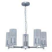 Светильник «Ника» 251 (плафон 0014) НСБ 01-5х60-139 Е27 [ИМ] подвесной серебр. Элетех 1005405302