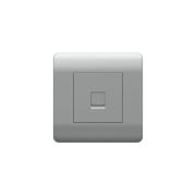 Розетка телефонная 1-м NEW3-E RJ11 серебр. CHINT 431415