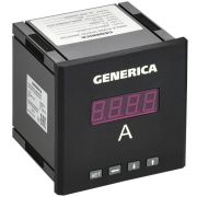 Амперметр цифровой щитовой 1ф DO RS-485 96х96 LED GENERICA IDA21-5-1-3-LED-G