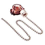 Выключатель для настенного светильника с цепочкой 270мм «Silver» индивидуал. упаковка Rexant 32-0101-1