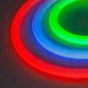 Лента светодиодная MOONLIGHT-BLACK-TOP-G280-D25mm 24V RGB 360deg 14.4Вт/м IP65 wire x1 прямой вывод кабеля Arlight 047040