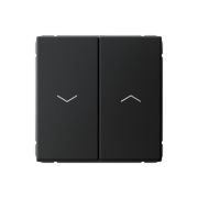 Выключатель для жалюзи 2-кл. ArtGallery 2х (сх. 4) 10А механизм карбон SE GAL001019