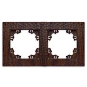 Рамка 2-м Афина фактурная универс. венге Universal A10044-V