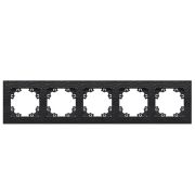 Рамка 5-м Афина фактурная универс. графит Universal A11042-Gr