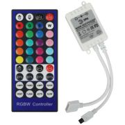 Контроллер для светодиодной ленты с ИК пультом RGBW-Controller-12/24V-96/192W-IP20-IR ЭРА Б0061113