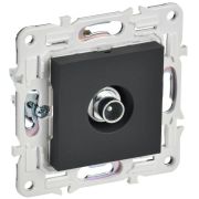 Розетка телевизионная проходная TV SKANDY SK-A17G графит IEK SK-A10-P-K53