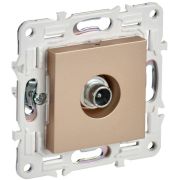 Розетка телевизионная проходная TV SKANDY SK-A17Sa песочн. IEK SK-A10-P-K98