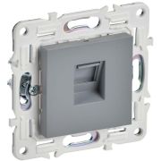 Розетка компьютерная RJ45 кат.6 SKANDY SK-K02Gr сер. IEK SK-K10-2-K03